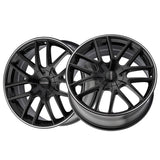 1 X TOUREN TR60 20X8.5 5x110/5x115 72.62 Hub 40 Offset Full Matte Black Wheel Rim