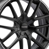 1 X TOUREN TR60 20X8.5 5x110/5x115 72.62 Hub 40 Offset Full Matte Black Wheel Rim