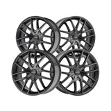 1 X TOUREN TR60 17X7.5 5-108/5-114.3 72.62 Hub 42 Offset Gray Wheel Rim