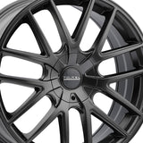 1 X TOUREN TR60 17X7.5 4-100/4-114.3 67.1 Hub 42 Offset Gray Wheel Rim