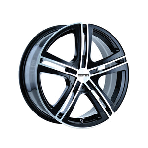 1 X TOUREN TR62 16X7 5-100/5-114.3 72.62 Hub 40 Offset Black Wheel Rim