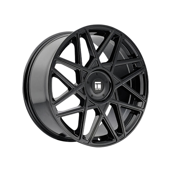 1 X TOUREN TR66 18X8 5-112/5-120 74.1 Hub 35 Offset Black Wheel Rim