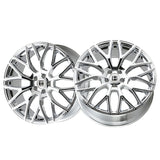 1 X TOUREN TR76 18X8 5-112 66.56 Hub 35 Offset Chrome Wheel Rim