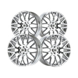 1 X TOUREN TR76 18X8 5-112 66.56 Hub 35 Offset Chrome Wheel Rim