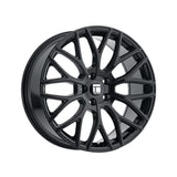 1 X TOUREN TR76 19X8.5 5-108 63.5 Hub 35 Offset Black Wheel Rim