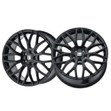 1 X TOUREN TR76 19X8.5 5-108 63.5 Hub 35 Offset Black Wheel Rim