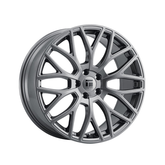 1 X TOUREN TR76 20X8.5 5-120 74.1 Hub 35 Offset Gray Wheel Rim