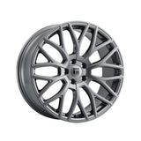 1 X TOUREN TR76 17X8 5-112 66.56 Hub 35 Offset Gray Wheel Rim