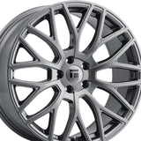 1 X TOUREN TR76 17X8 5-114.3 72.6 Hub 35 Offset Gray Wheel Rim
