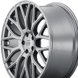 1 X TOUREN TR76 19X8.5 5-112 66.56 Hub 35 Offset Gray Wheel Rim