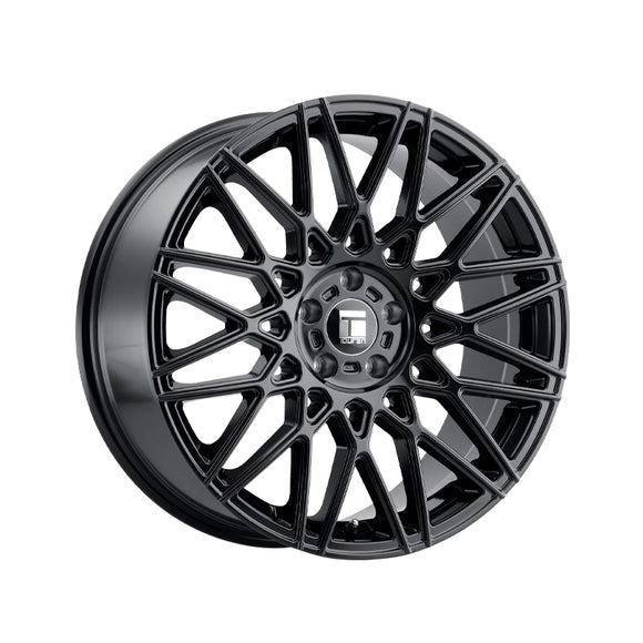 1 X TOUREN TR78 18X8 5-112 66.56 Hub 40 Offset Black Wheel Rim
