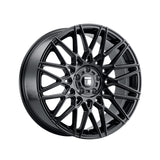 1 X TOUREN TR78 18X8 5-112 66.56 Hub 40 Offset Black Wheel Rim