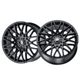 1 X TOUREN TR78 20X9 5-114.3 72.6 Hub 35 Offset Black Wheel Rim