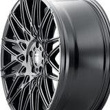 1 X TOUREN TR78 18X8 5-112 66.56 Hub 40 Offset Black Wheel Rim