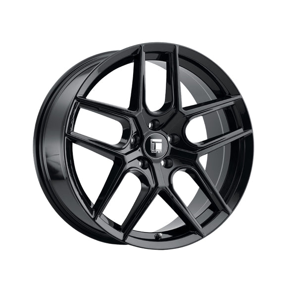 1 X TOUREN TR79 19X8.5 5-108 63.5 Hub 35 Offset Black Wheel Rim