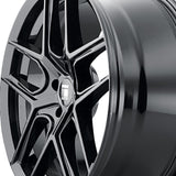 1 X TOUREN TR79 18X8.5 6-135 87.1 Hub 30 Offset Black Wheel Rim