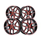 1 X TOUREN TR79 17X8 5-112 66.56 Hub 35 Offset Black Wheel Rim