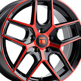 1 X TOUREN TR79 17X8 5-112 66.56 Hub 35 Offset Black Wheel Rim