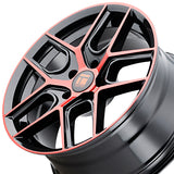 1 X TOUREN TR79 17X8 5-112 66.56 Hub 35 Offset Black Wheel Rim