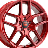 1 X TOUREN TR79 20X9 5-112 66.56 Hub 35 Offset Red Wheel Rim