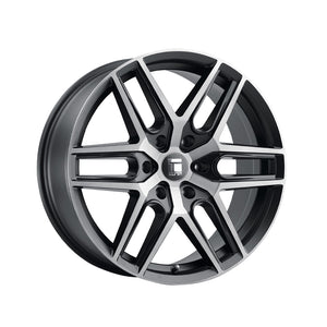 1 X TOUREN TR79 22X9.5 6-139.7 106.1 Hub 30 Offset Black Wheel Rim