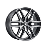 1 X TOUREN TR79 22X9.5 6-139.7 106.1 Hub 30 Offset Black Wheel Rim
