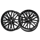 1 X TOUREN TR91 22X9.5 6-139.7 106.1 Hub 18 Offset Black Wheel Rim