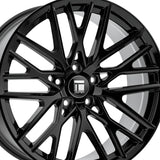 1 X TOUREN TR91 22X9.5 6-139.7 106.1 Hub 18 Offset Black Wheel Rim
