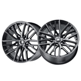 1 X TOUREN TR91 20X9 6-135 87.1 Hub 18 Offset Black Wheel Rim