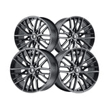 1 X TOUREN TR91 20X9 6-135 87.1 Hub 18 Offset Black Wheel Rim
