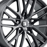 1 X TOUREN TR91 20X9 6-135 87.1 Hub 18 Offset Black Wheel Rim