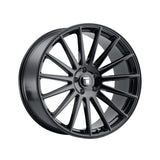 1 X TOUREN TR92 17X8 5-120 72.56 Hub 35 Offset Black Wheel Rim