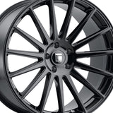 1 X TOUREN TR92 17X8 5-120 72.56 Hub 35 Offset Black Wheel Rim