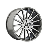 1 X TOUREN TR92 22X10.5 5-112 66.56 Hub 32 Offset Gray Wheel Rim