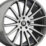 1 X TOUREN TR92 22X10.5 5-112 66.56 Hub 32 Offset Gray Wheel Rim