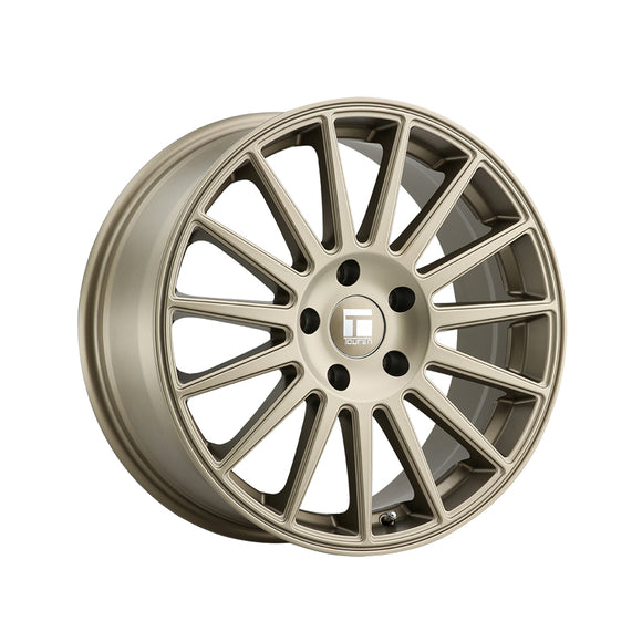 1 X TOUREN TR92 22X10.5 5-112 66.56 Hub 32 Offset Gold Wheel Rim