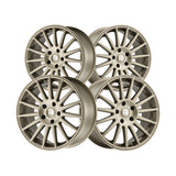 1 X TOUREN TR92 22X9 5-112 66.56 Hub 32 Offset Gold Wheel Rim