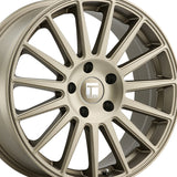 1 X TOUREN TR92 22X9 5-120 72.56 Hub 32 Offset Gold Wheel Rim