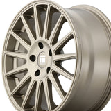 1 X TOUREN TR92 22X10.5 5-112 66.56 Hub 32 Offset Gold Wheel Rim