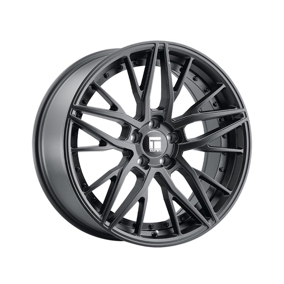 1 X TOUREN TR93 18X8 5-112 66.56 Hub 35 Offset Black Wheel Rim