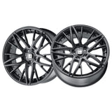1 X TOUREN TR93 18X8 5-112 66.56 Hub 35 Offset Black Wheel Rim