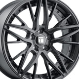 1 X TOUREN TR93 18X8 5-112 66.56 Hub 35 Offset Black Wheel Rim