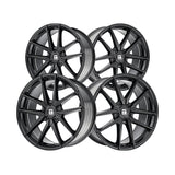 1 X TOUREN TR94 19X8.5 5-114.3 73.1 Hub 35 Offset Black Wheel Rim