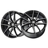 1 X TOUREN TR94 20X9 5-112 66.6 Hub 35 Offset Black Wheel Rim