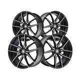 1 X TOUREN TR94 20X9 5-112 66.6 Hub 35 Offset Black Wheel Rim