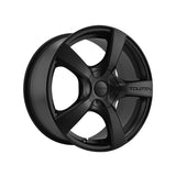 1 X TOUREN TR9 17X7 4-100/4-114.3 67.1 Hub 42 Offset Black Wheel Rim