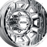 Ultra HUNTER DUALLY 17X6.5 8X6.50 121.70 Hub -140 Chrome Plated Wheel Rim