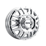 Ultra HUNTER DUALLY 17X6.5 8X6.50 121.70 Hub +129 Chrome Plated Wheel Rim