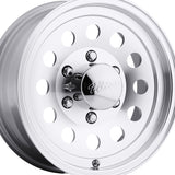 Ultra 009062 SMOOTH MOD TRAILER 15X6 6X5.50 105.00 +00 Machined Wheel Rim