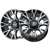 1 X Ultra 123U Scorpion 17X9 6X135/6X5.50 106.1 Hub +12 Offset Black Wheel Rim